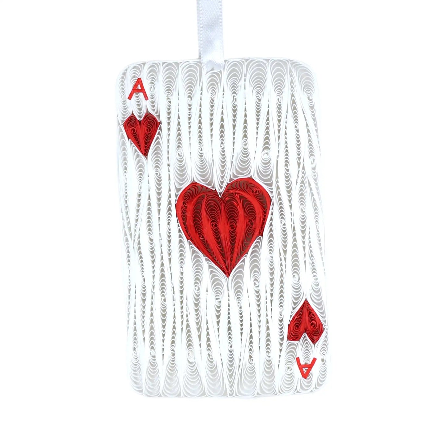 Playing Card, Handmade Quilling Paper Ornament