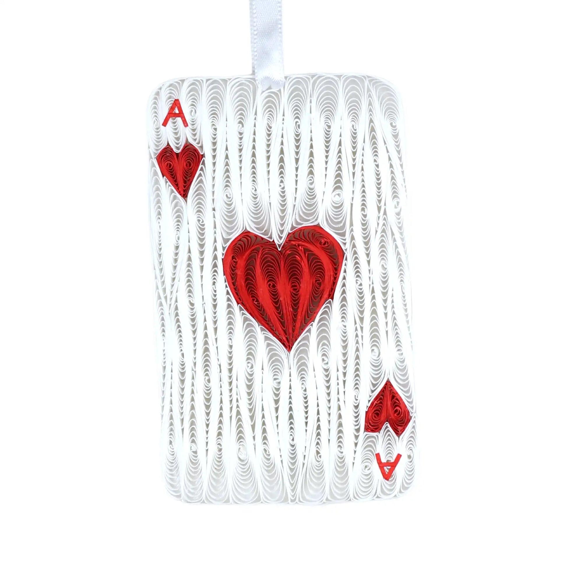 Playing Card, Handmade Quilling Paper Ornament