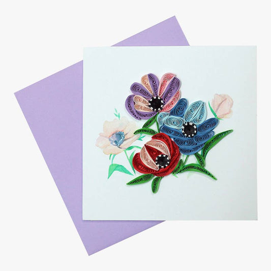 Garden, Handmade Quilling Greeting Card