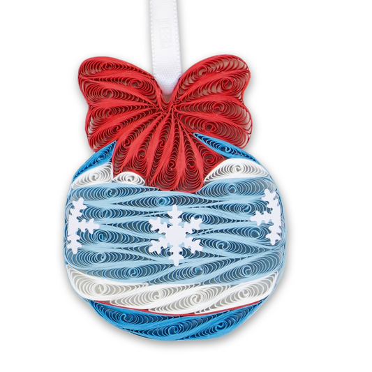 Ornament Ball, Handmade Quilling