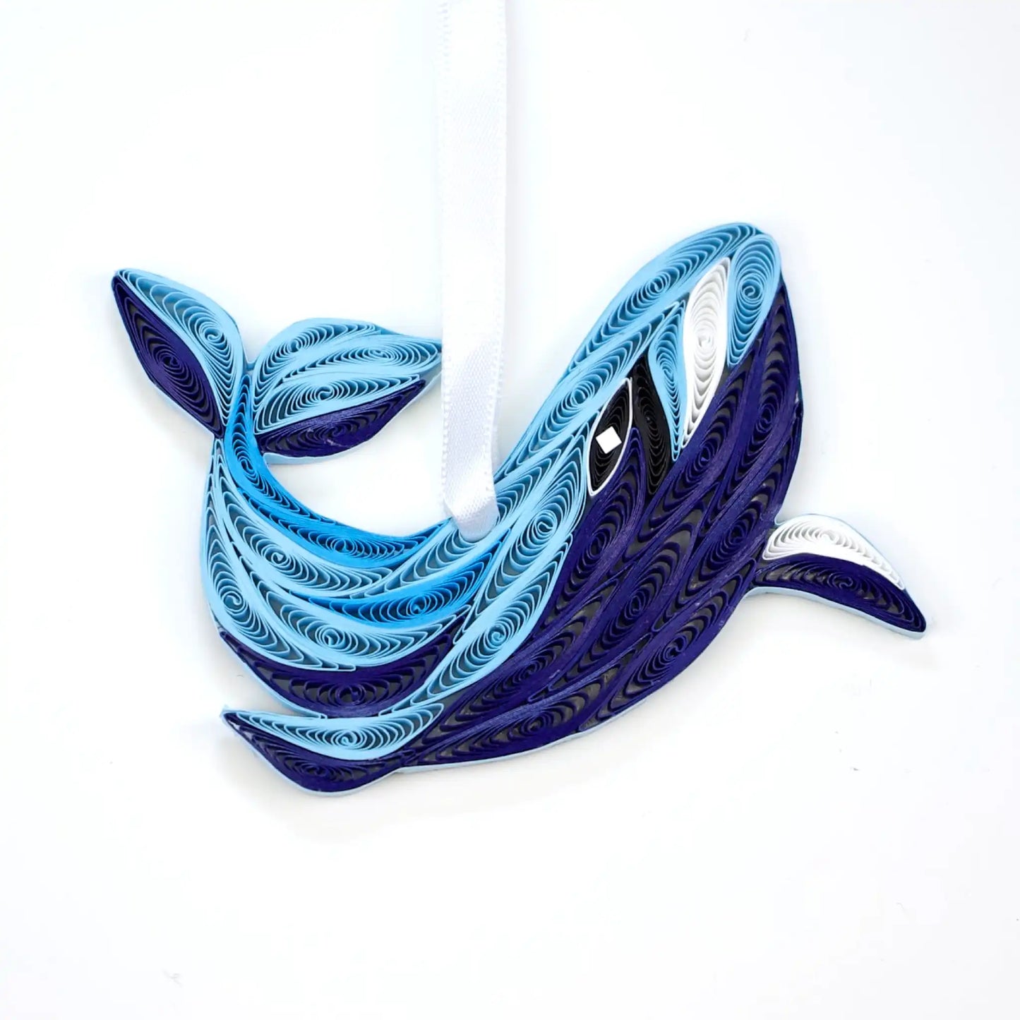 Whale, Handmade Quilling Paper Ornament