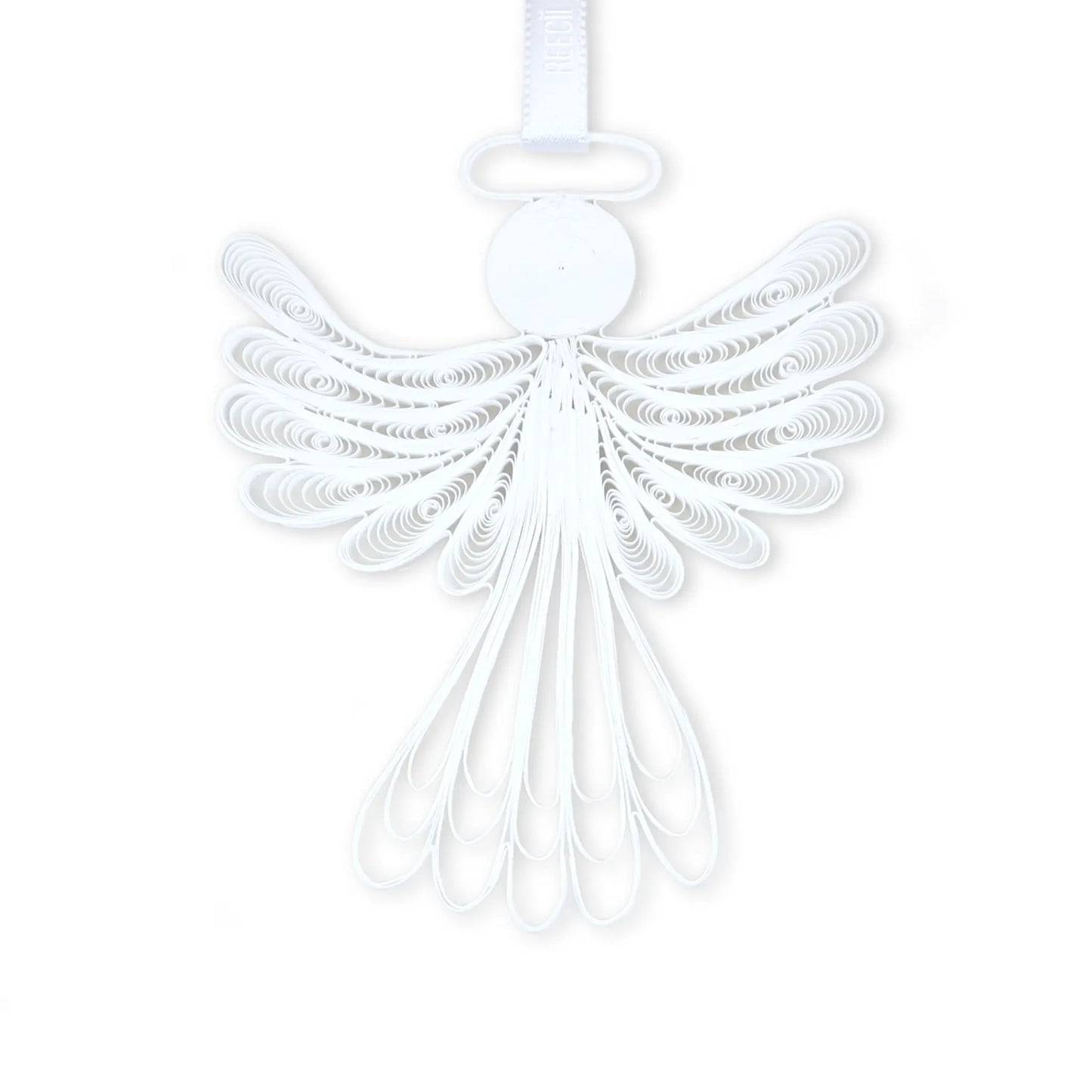 Angel (White), Handmade Paper Quilling Ornament