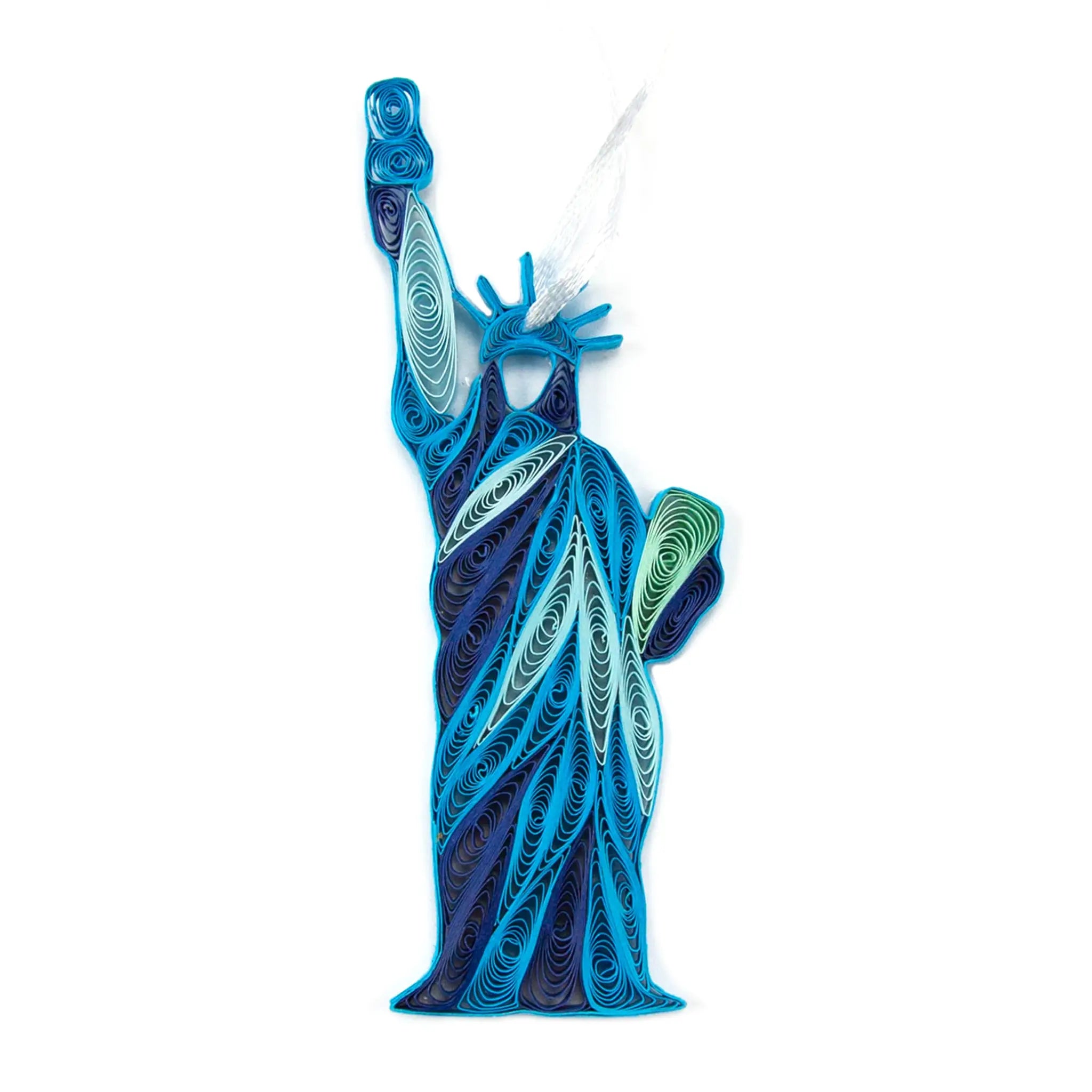 Statue of Liberty, Handmade Quilling Paper Ornament Statue of Liberty, Handmade Quilling Paper Ornament