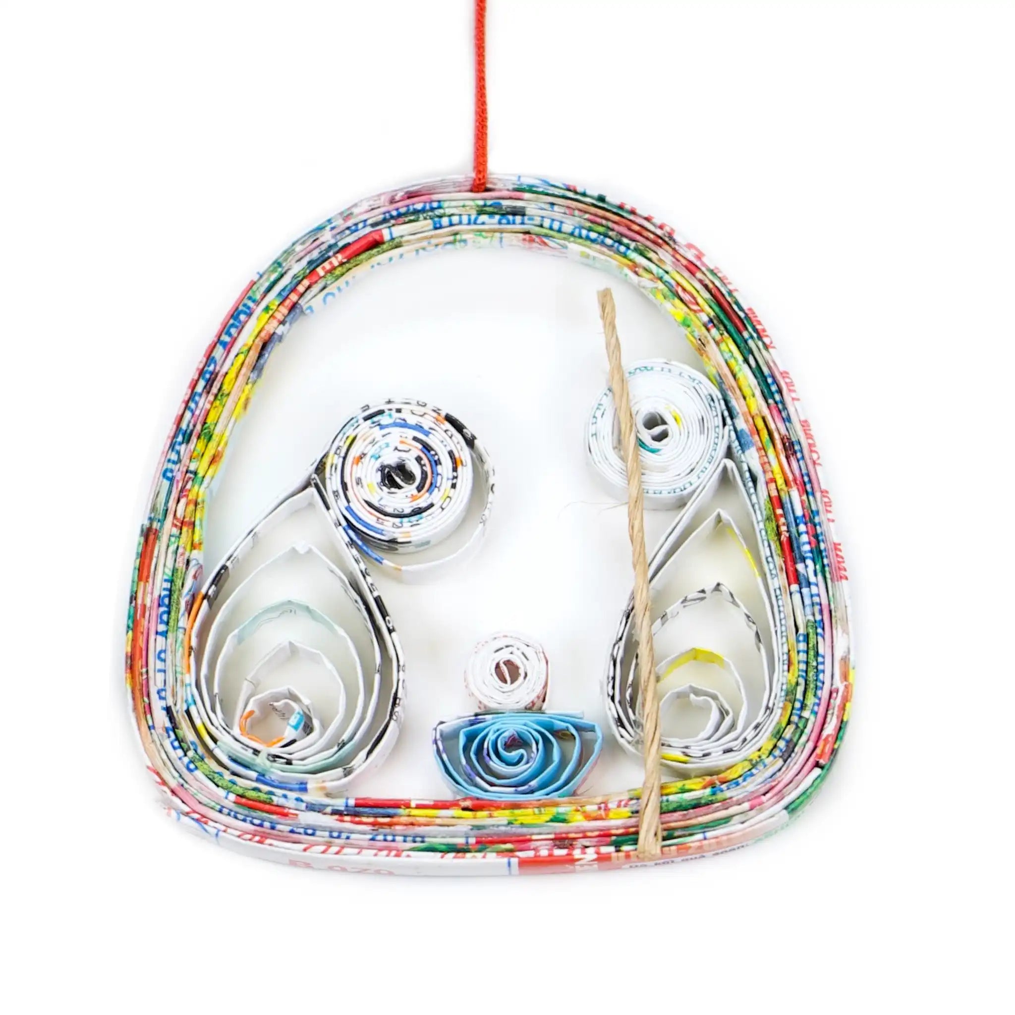 Nativity (1), Premium Handmade Recycled Paper Quilling Ornament Nativity (1), Premium Handmade Recycled Paper Quilling Ornament