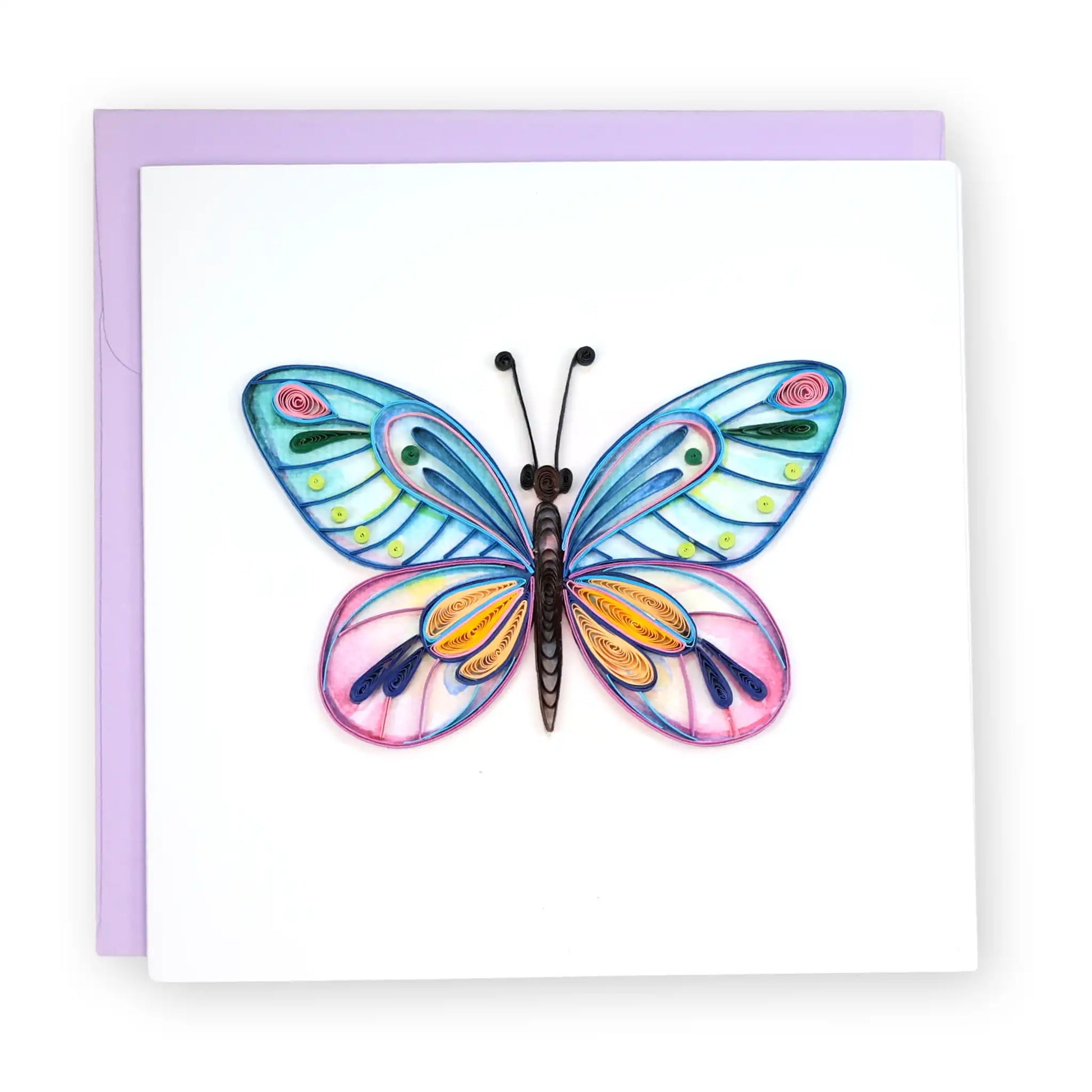 Butterfly, Handmade Quilling Greeting Card