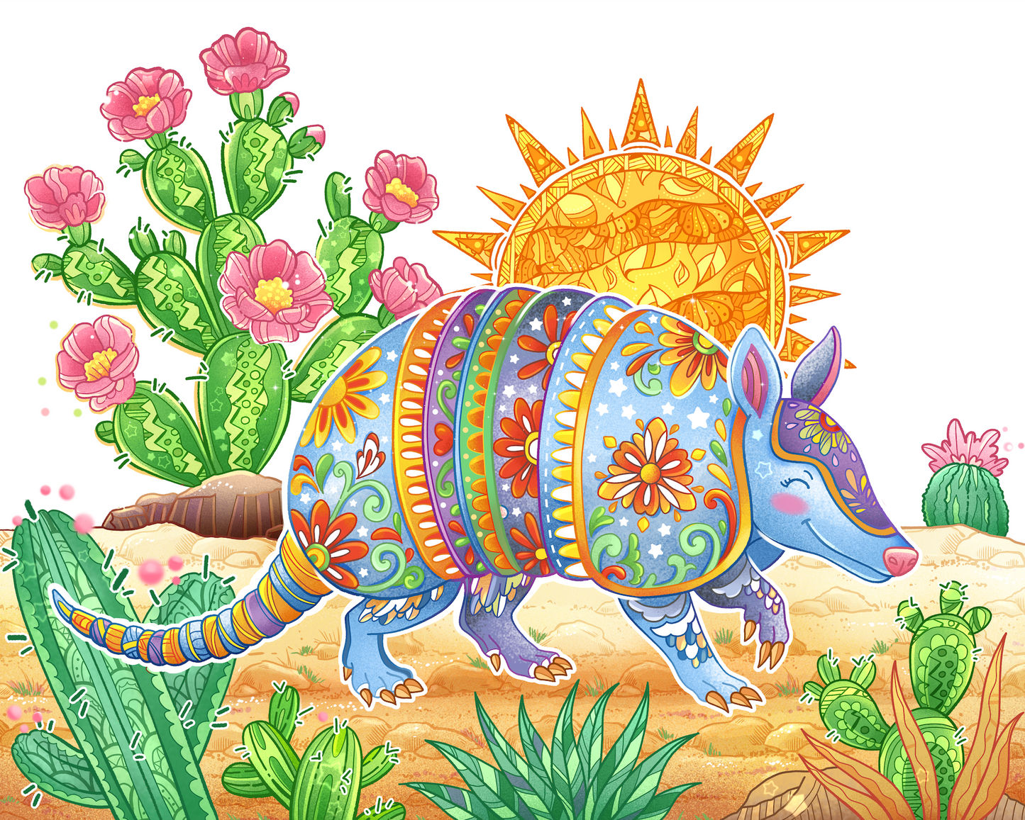 Armadillo, Quilling Art Piece (1)