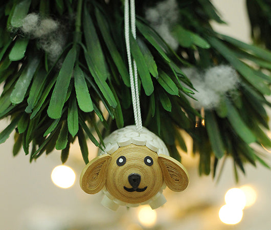 Sheep (3D), Handmade Quilling Ornament Sheep (3D), Handmade Quilling Ornament