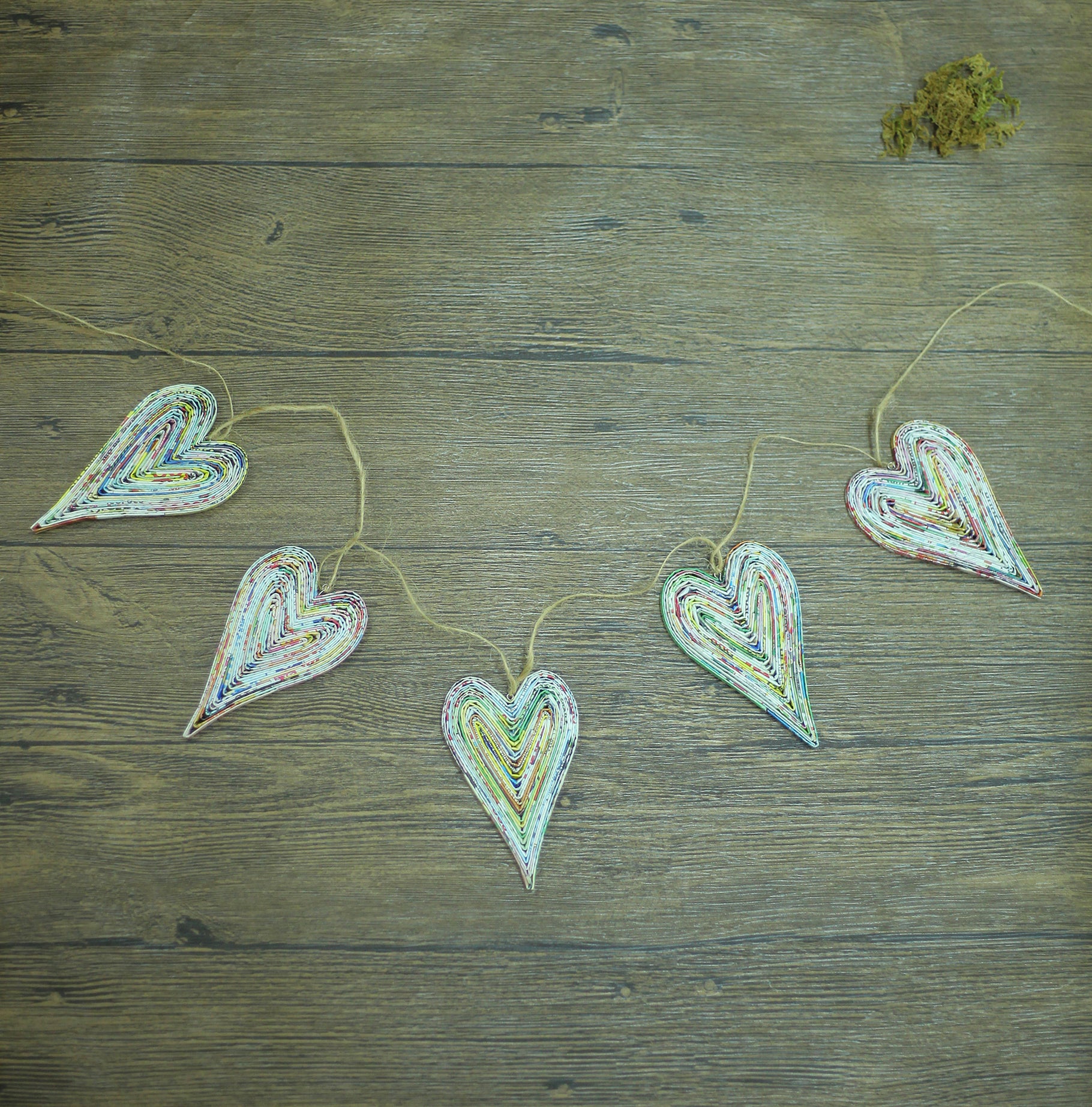 Garland of 5 hearts Garland of 5 hearts