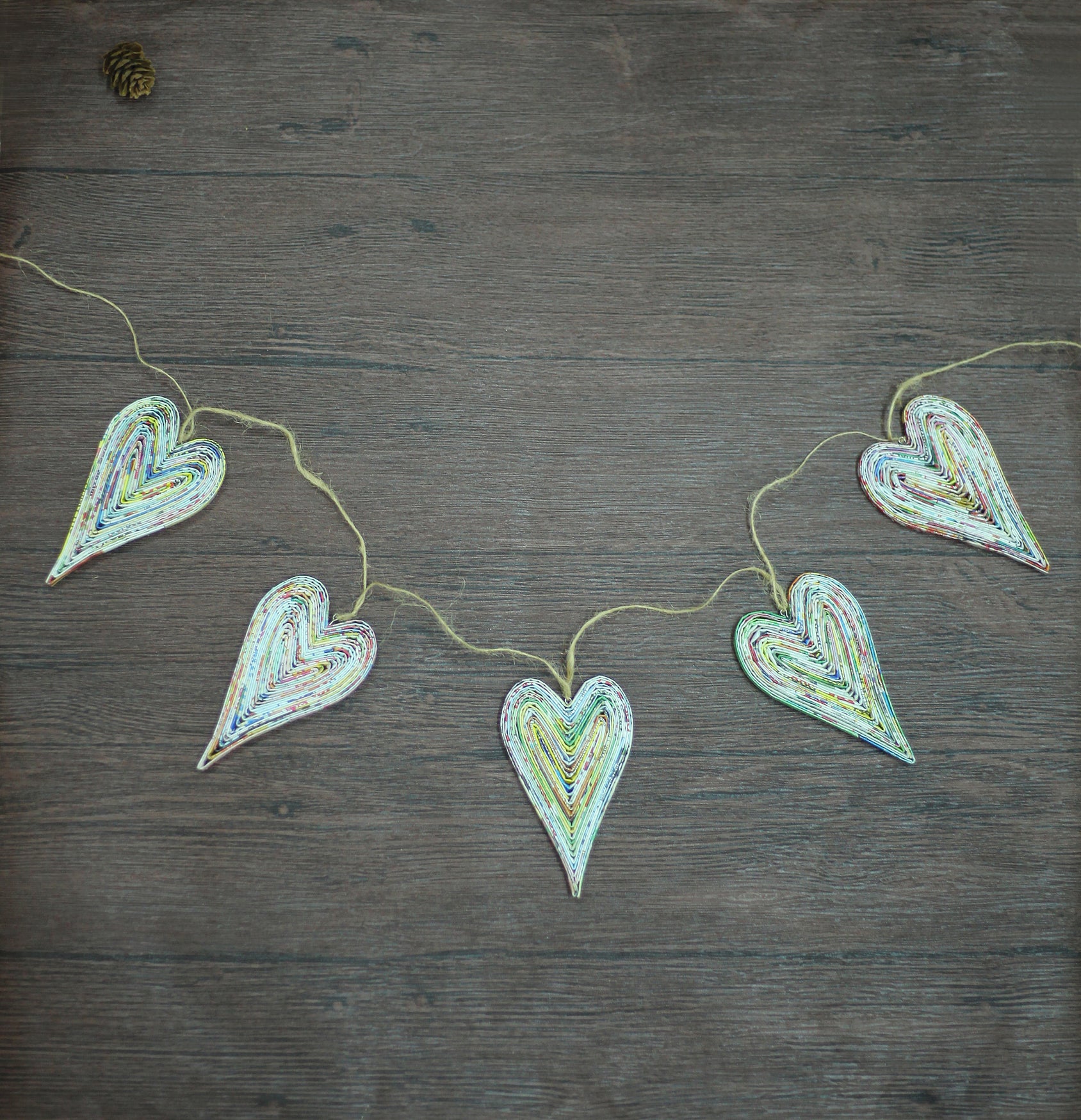 Garland of 5 hearts Garland of 5 hearts