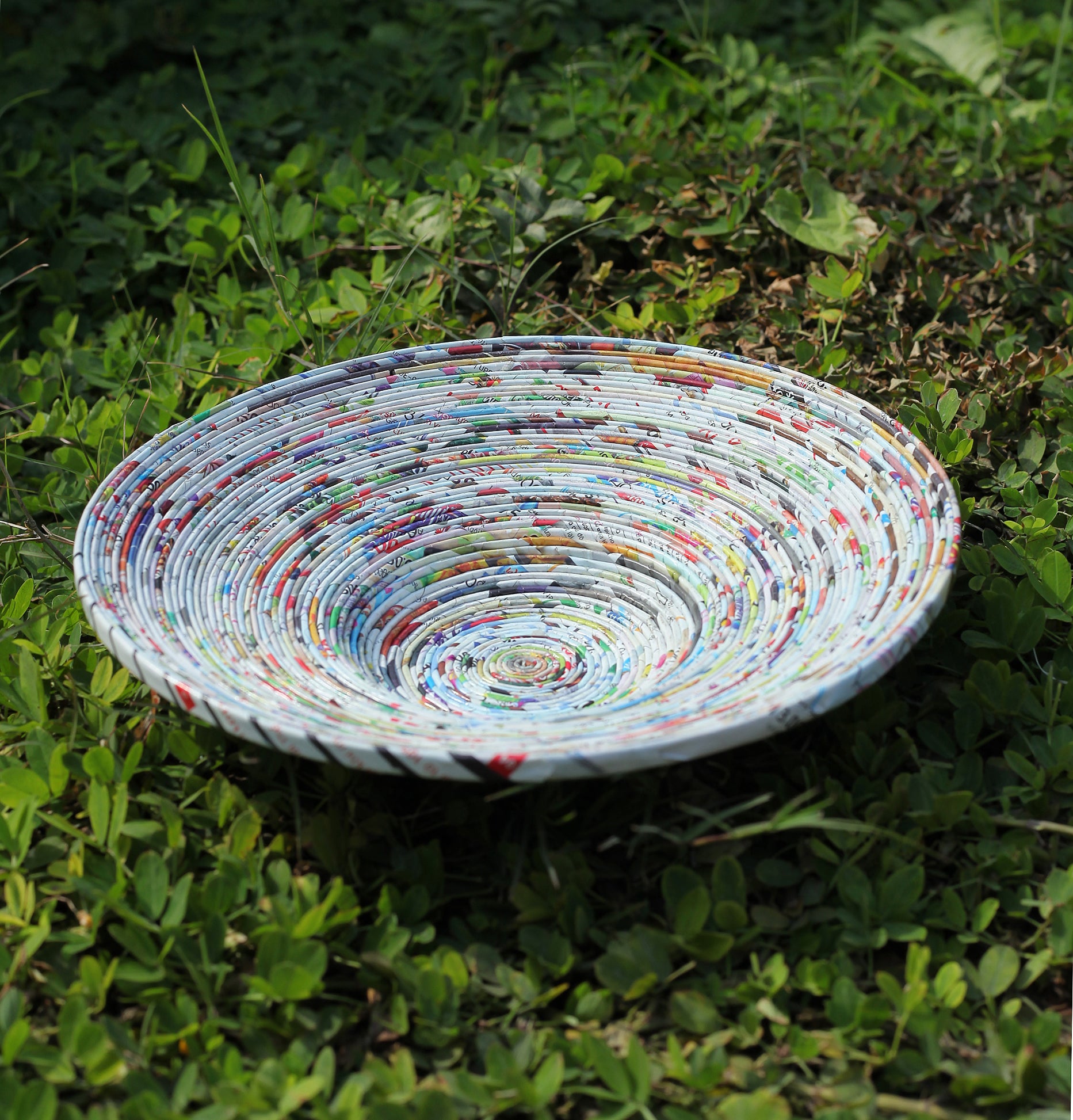 Plate, Handmade Recycled Paper Decor Plate, Handmade Recycled Paper Decor