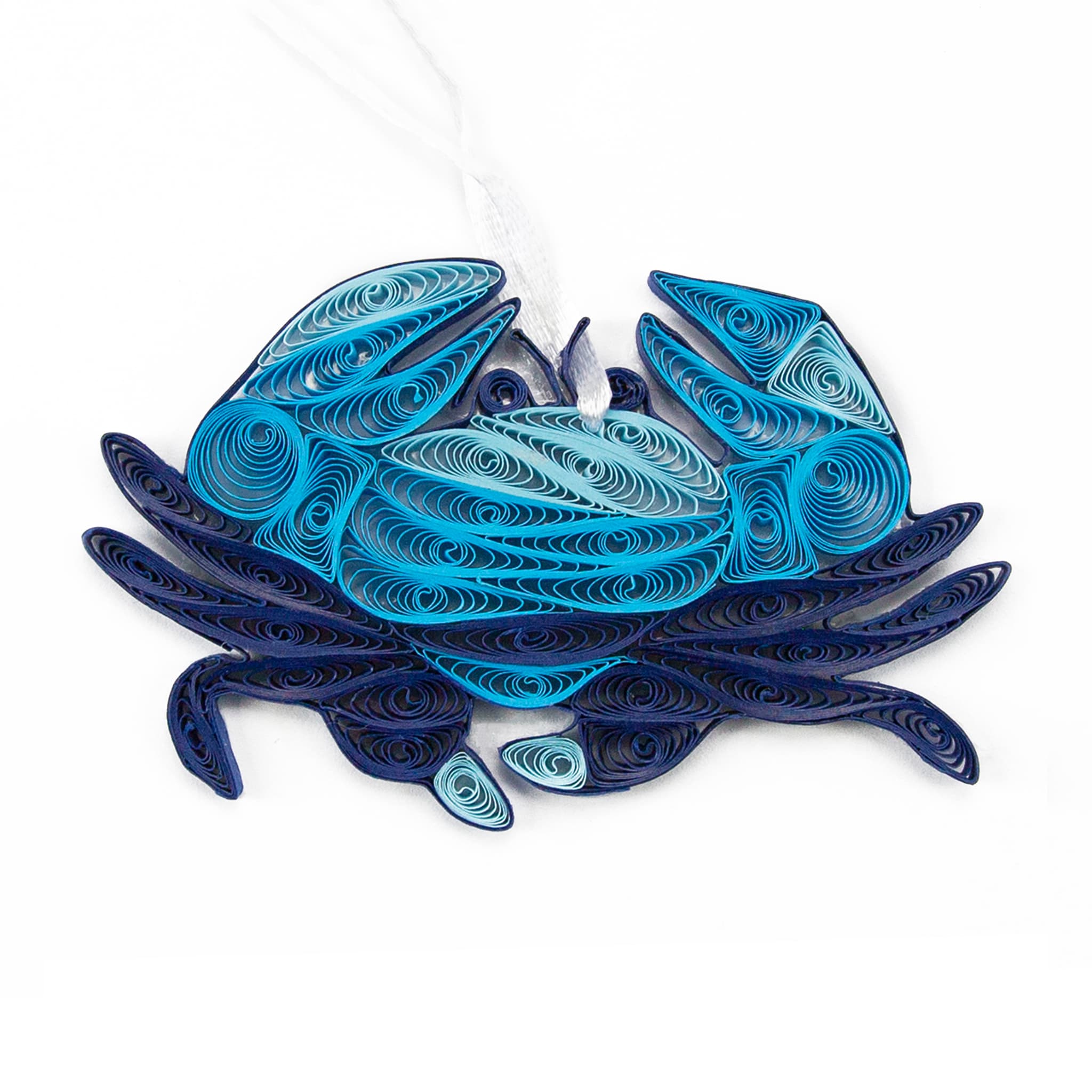 Blue Crab, Handmade Paper Quilling Ornament Blue Crab, Handmade Paper Quilling Ornament