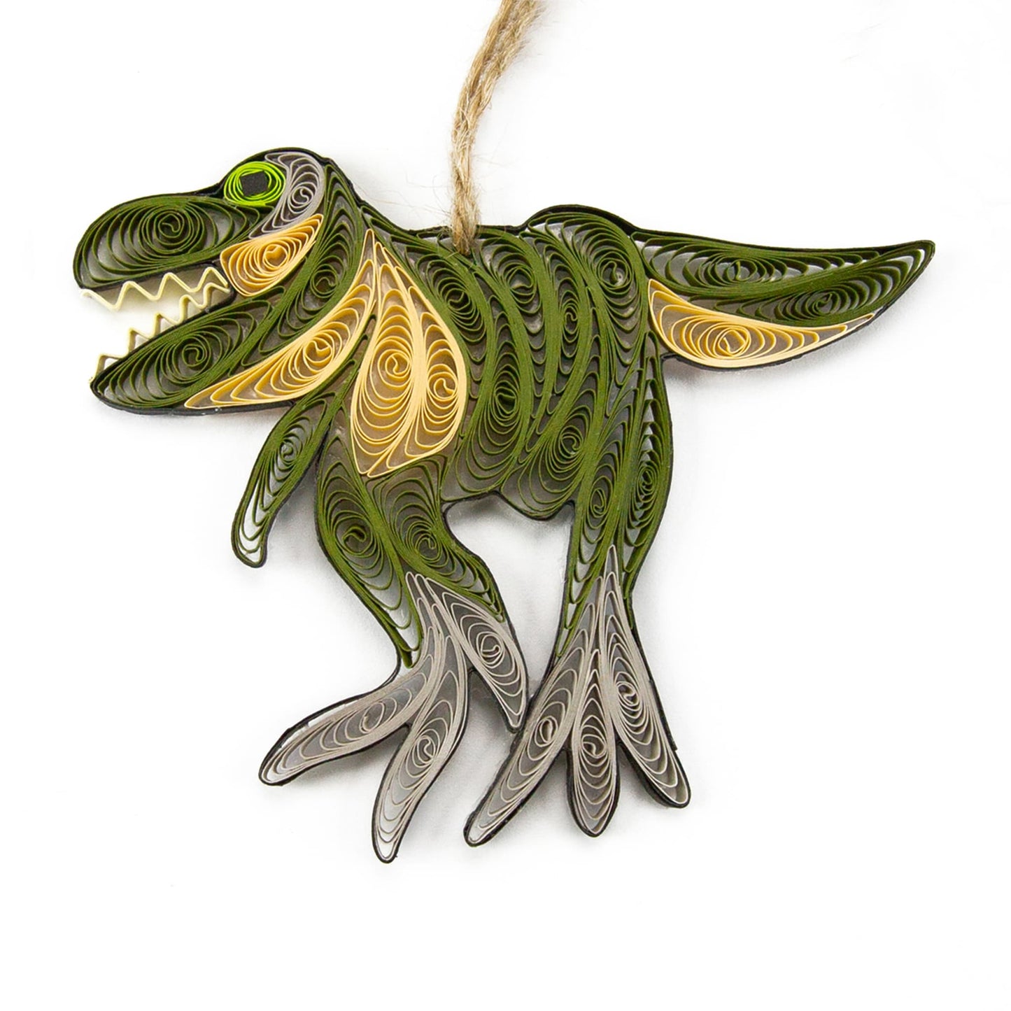 Dinosaur (T-Rex), Handmade Quilling Paper Ornament