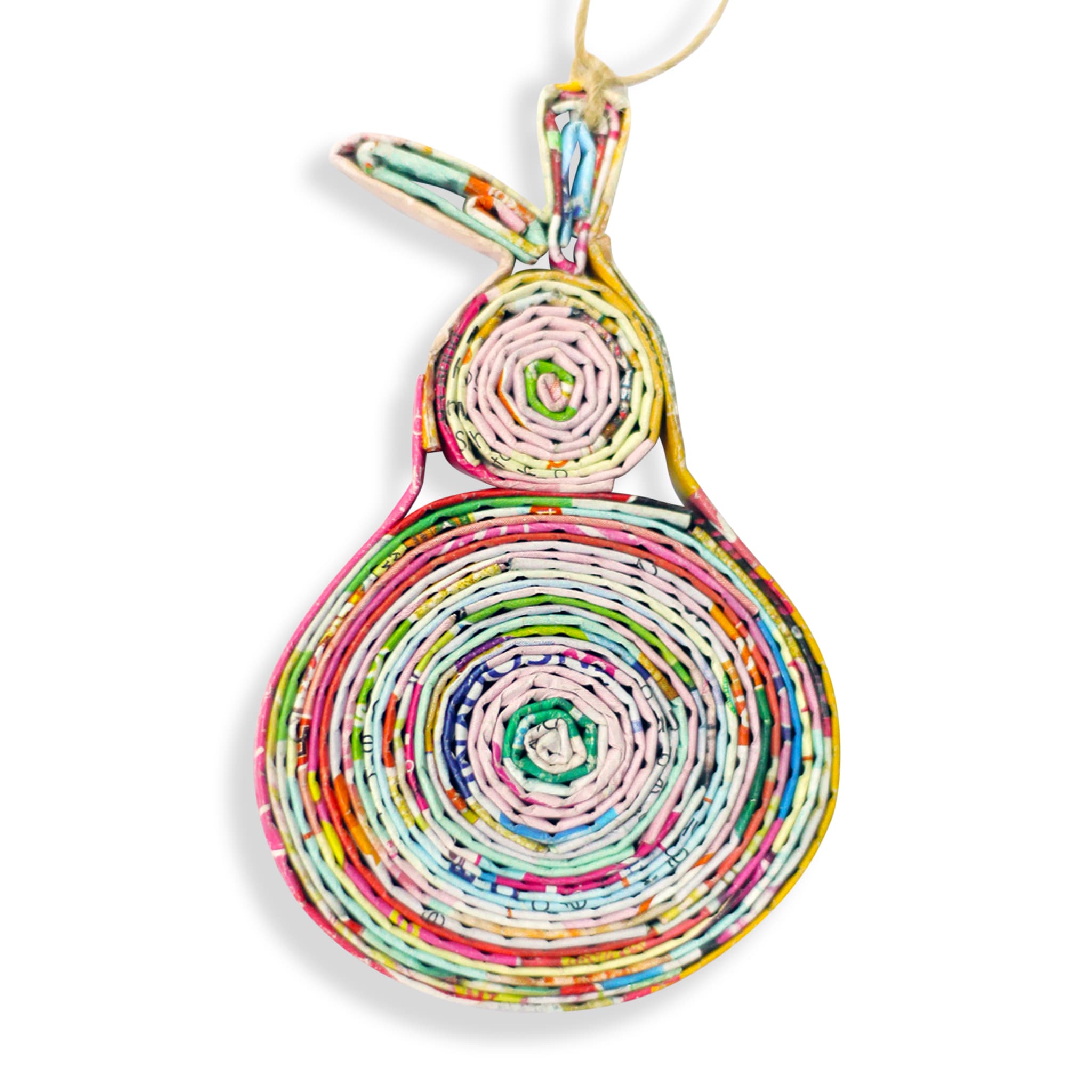 Pear, Handmade Recycled Quilling Paper Ornament Pear, Handmade Recycled Quilling Paper Ornament