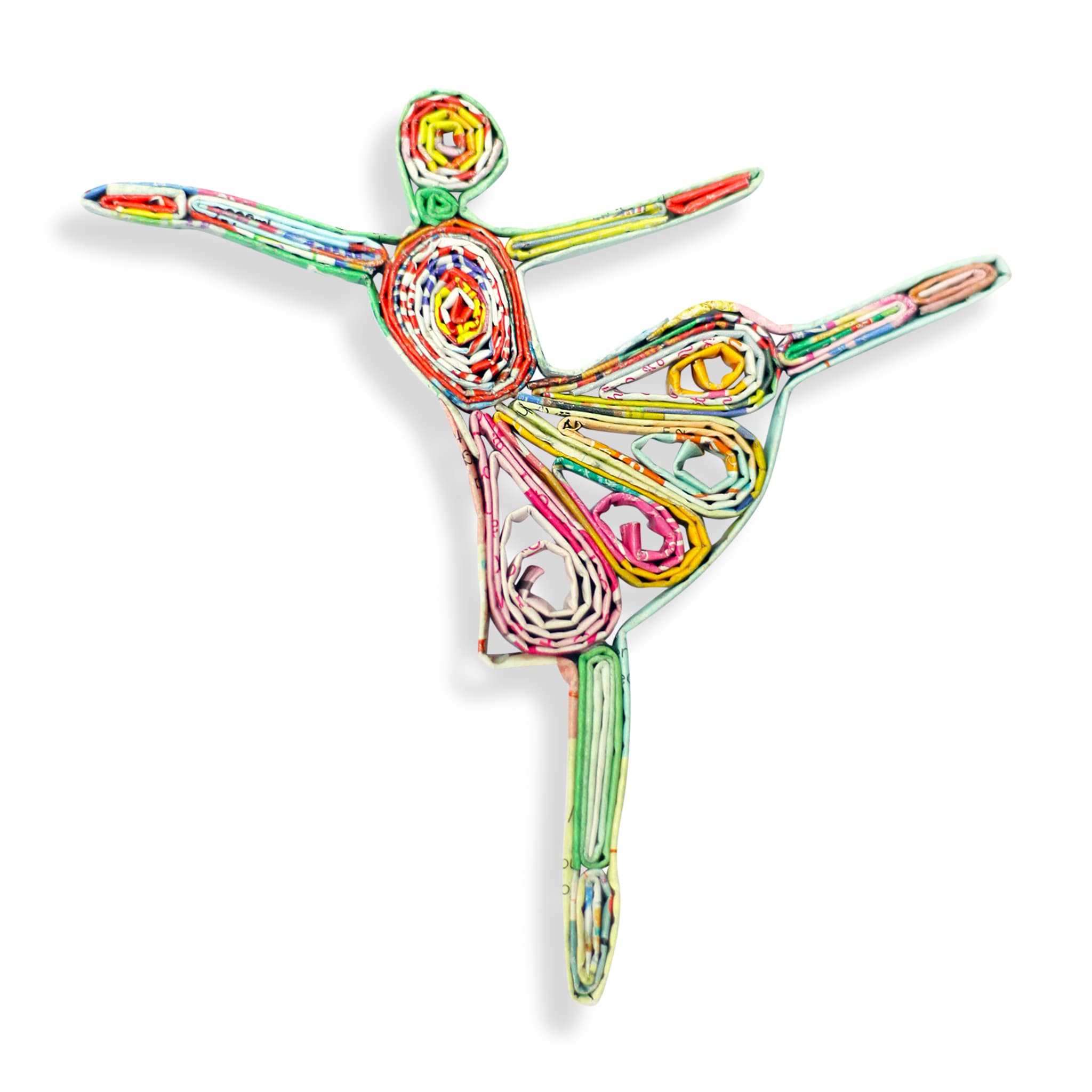 Ballerina, Handmade Recycled Quilling Paper Ornament Ballerina, Handmade Recycled Quilling Paper Ornament