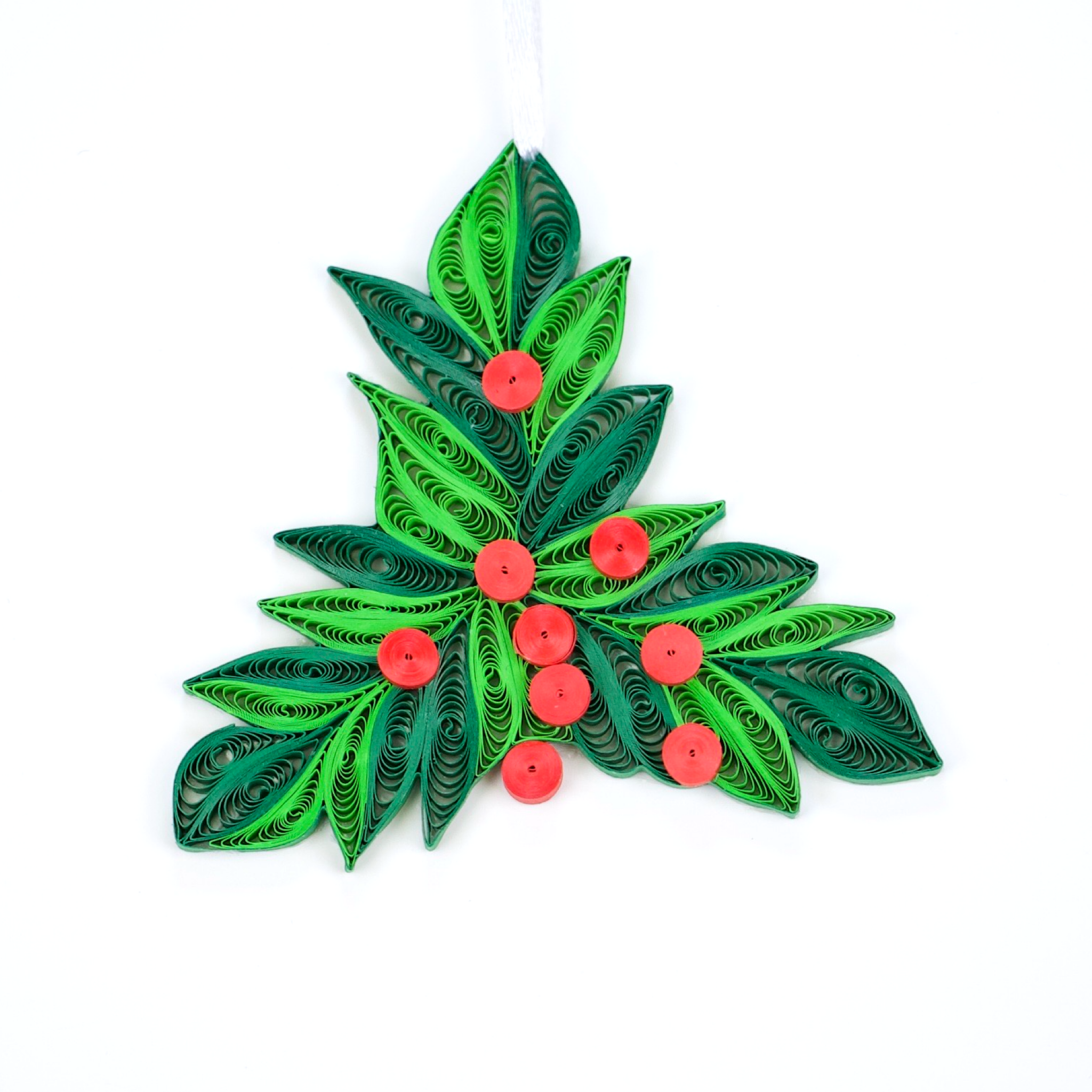 Mistletoe, Handmade Quilling Paper Ornament