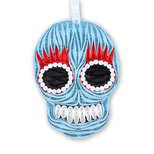 Sugar Skull, Handmade Quilling Paper Ornament