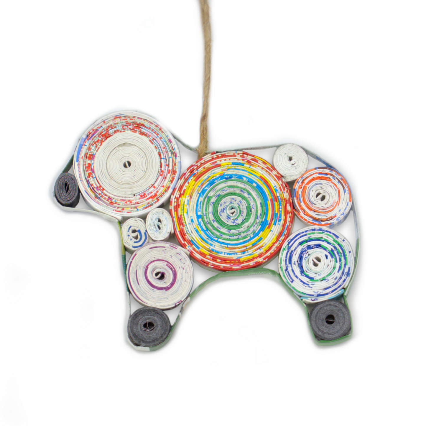 Sheep, Premium Handmade Recycled Quilling Paper Ornament