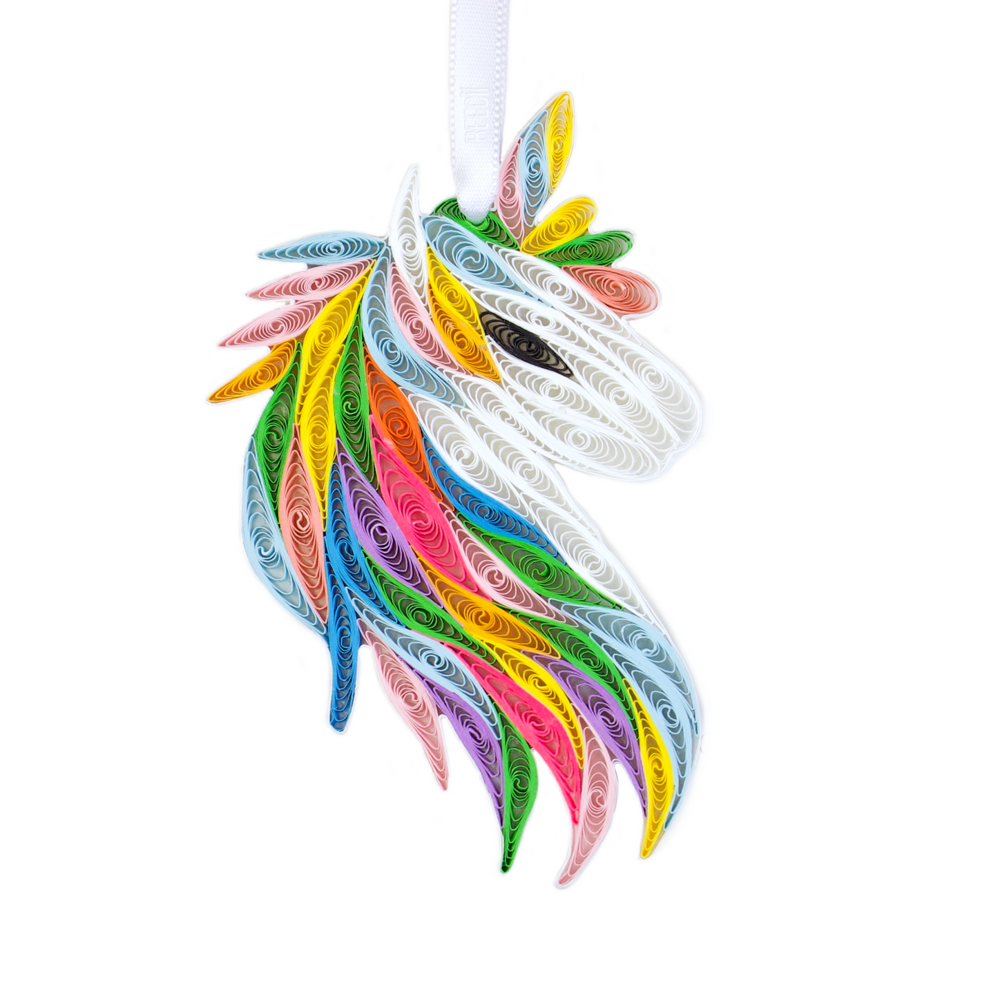 Unicorn, Handmade Quilling Paper Ornament