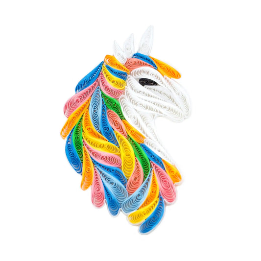 Unicorn, Handmade Quilling Paper Ornament