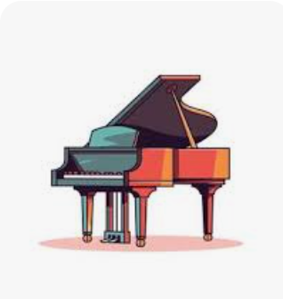 Piano, Handmade Piano Ornament