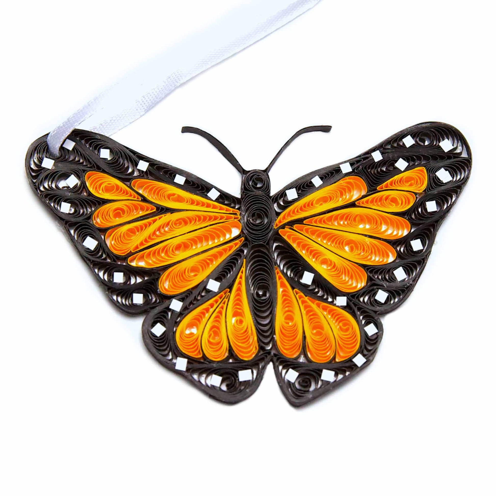 Monarch Butterfly, Handmade Quilling Paper Ornament