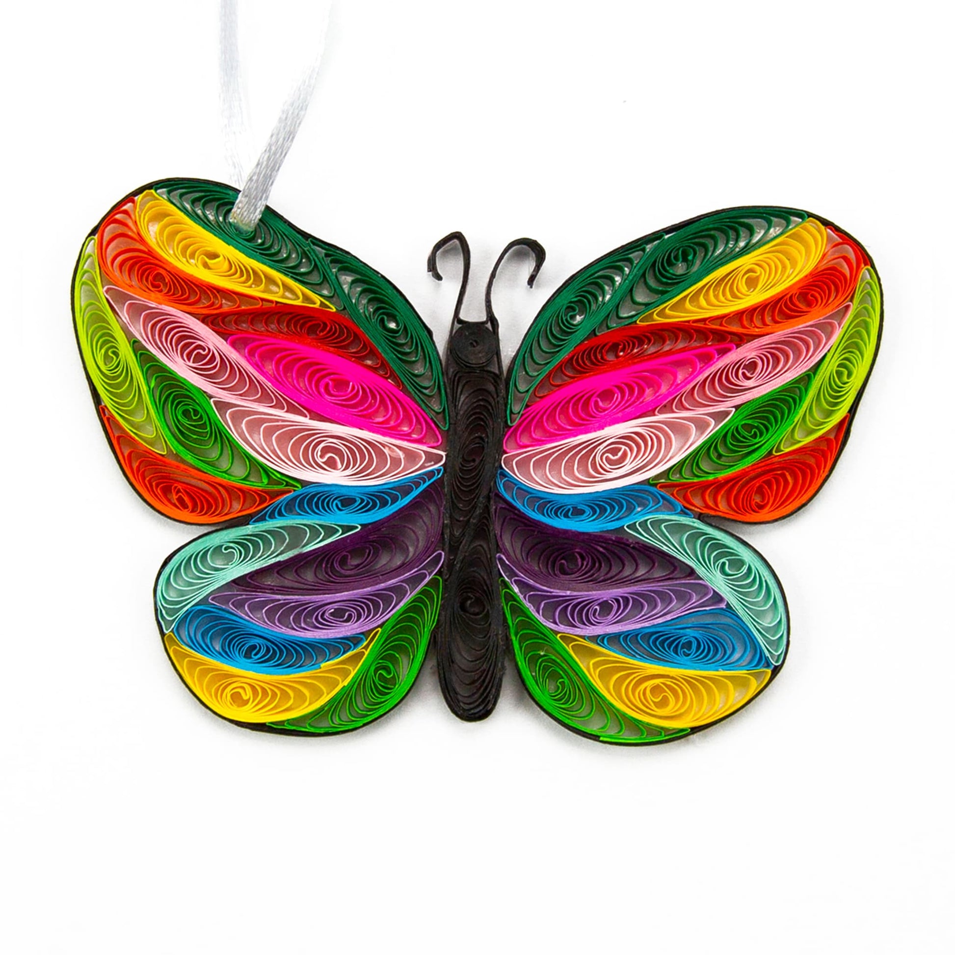 Butterfly (Rainbow), Handmade Quilling Paper Ornament