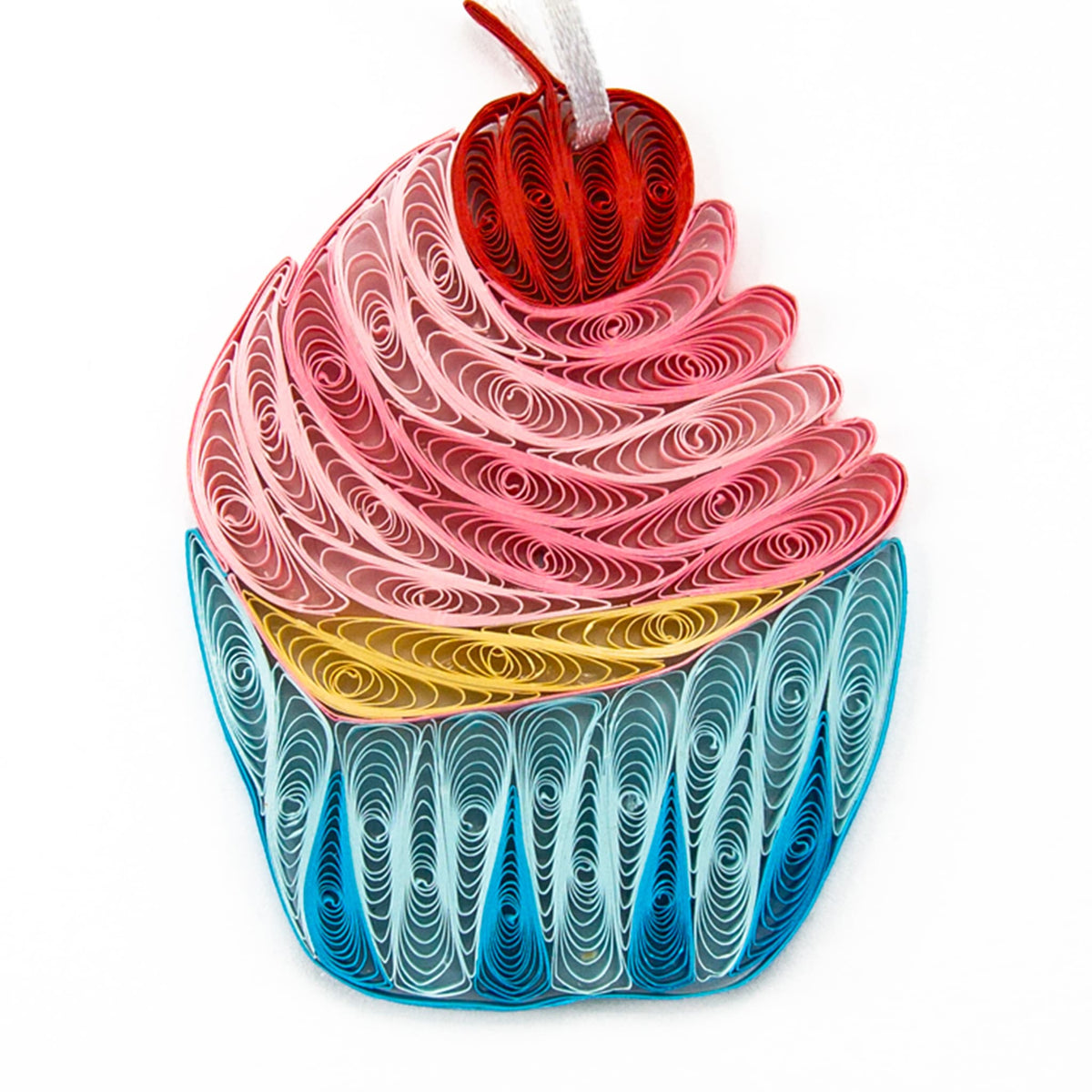 Cupcake, Handmade Paper Quilling Ornament