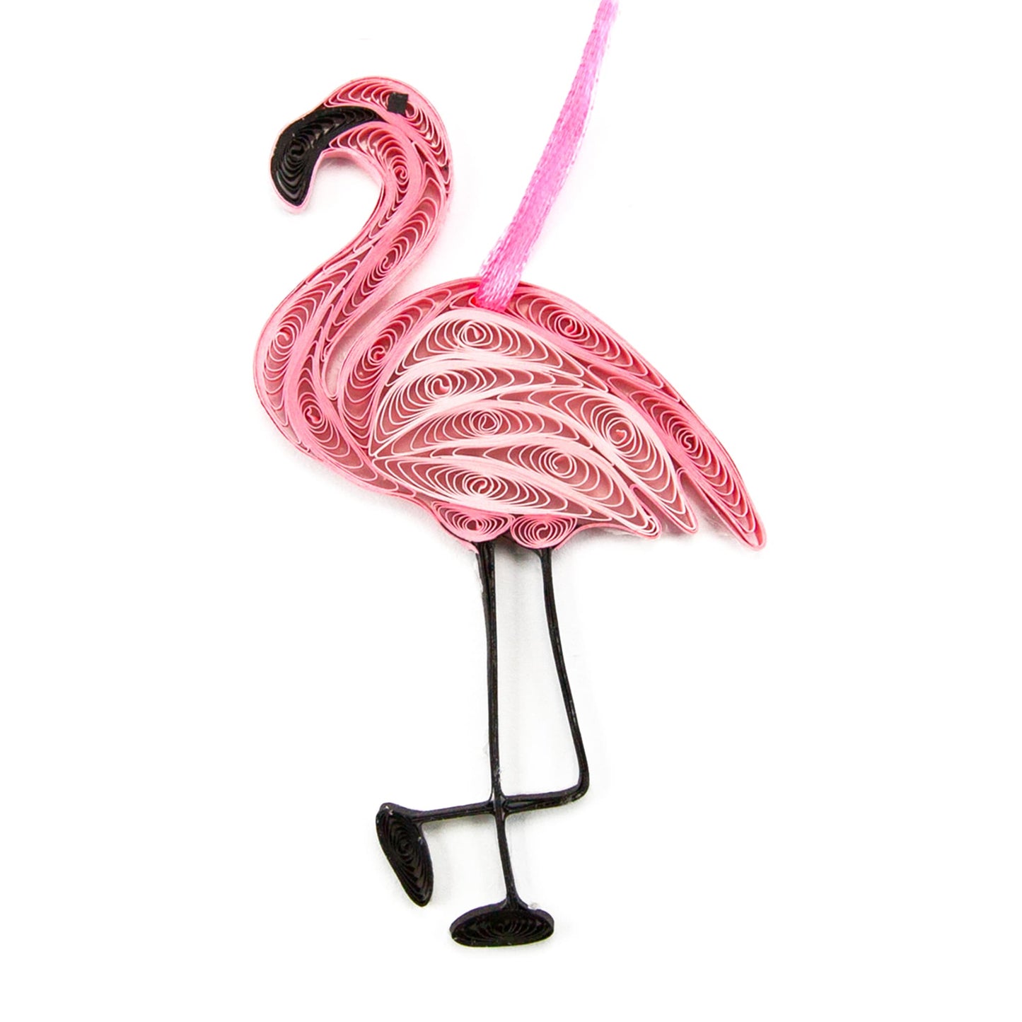 Flamingo, Handmade Quilling Paper Ornament