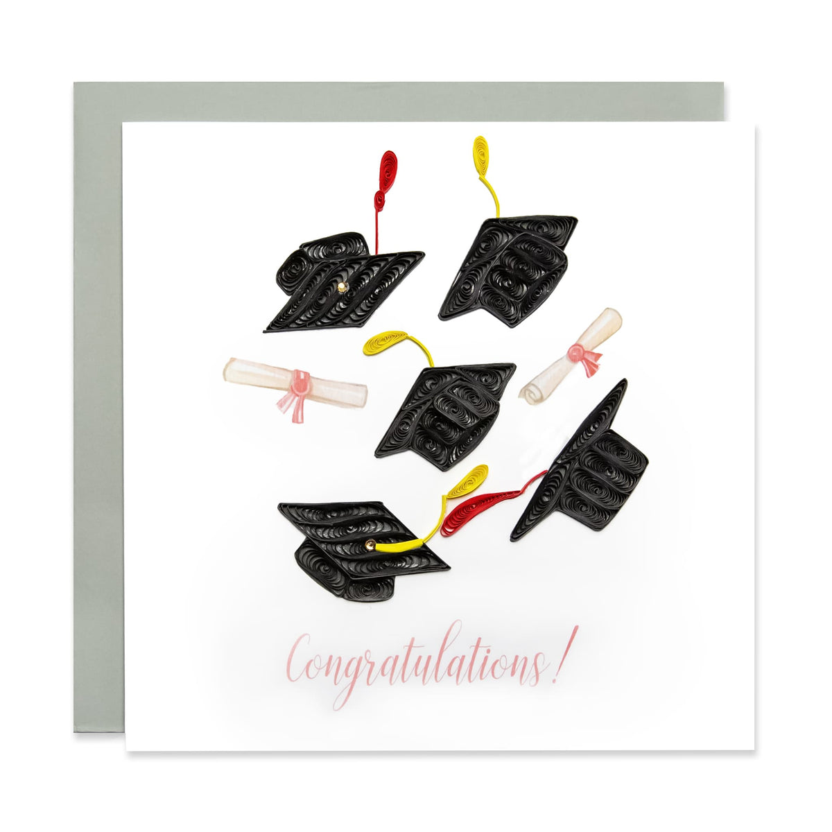 Graduation, Handmade Quilling Greeting Card