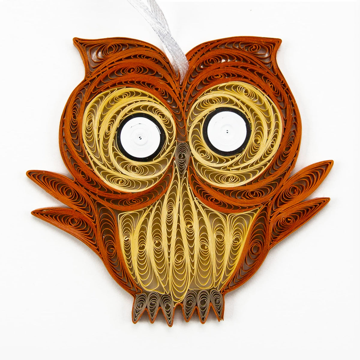 Owl, Handmade Quilling Paper Ornament