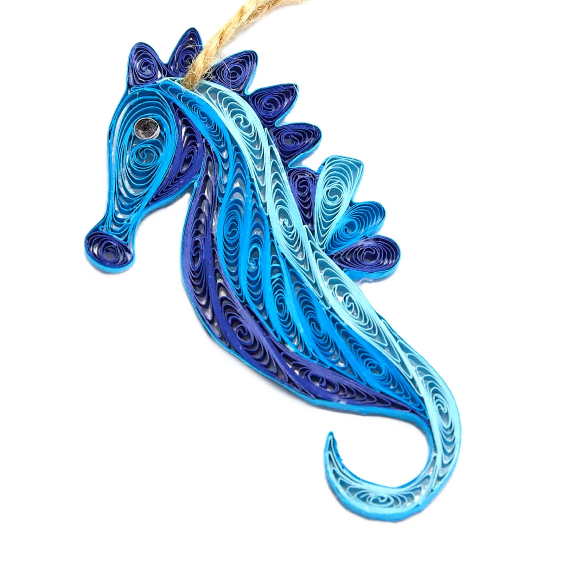 Seahorse, Handmade Quilling Ornament