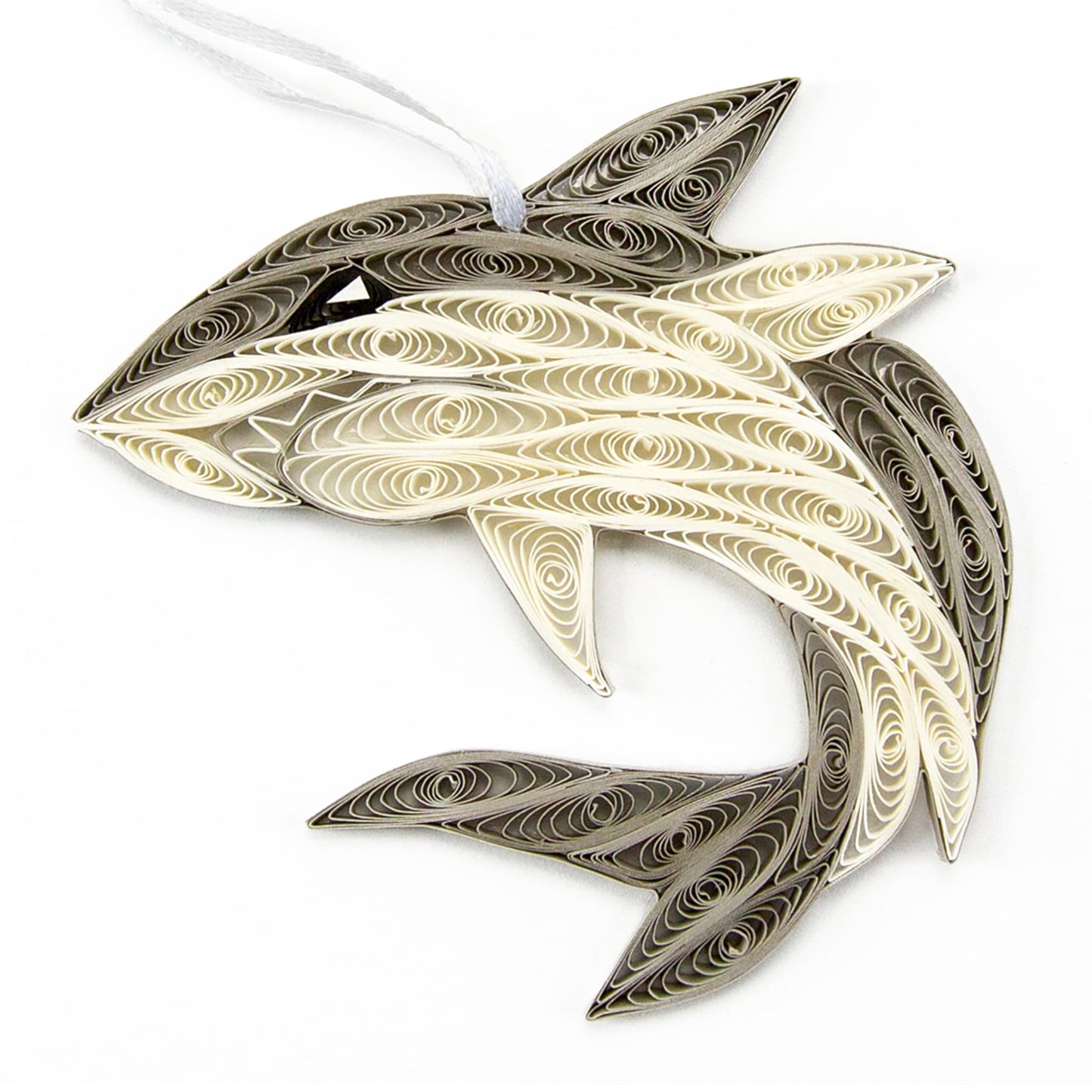 Shark, Handmade Quilling Paper Ornament