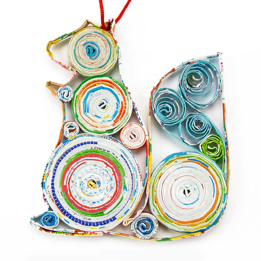 Squirrel, Premium Handmade Recycled Quilling Paper Ornament