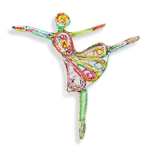 Ballerina, Handmade Recycled Quilling Paper Ornament